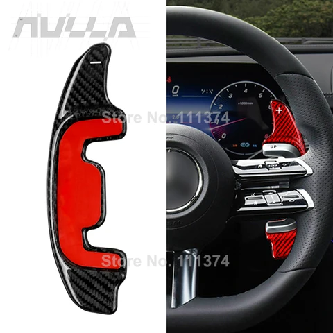 Настоящие переключатели из углеродного волокна для Benz AMG E53 SL43 55 GLS63 GLE53 GT43 GLC W213 EQE EQS Sedan GLS 63 SUV GLE 53 GLE 63