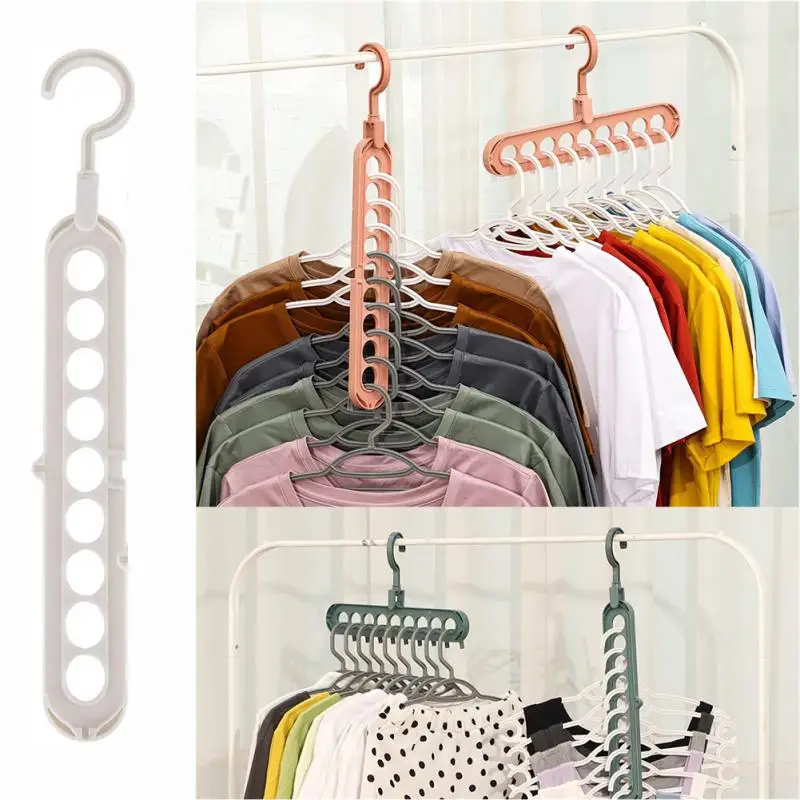 

1pc New Multi-Port Support Hangers For Clothes Drying Rack Multifunction Plastic Clothes Rack Drying Hanger Storage Hangers