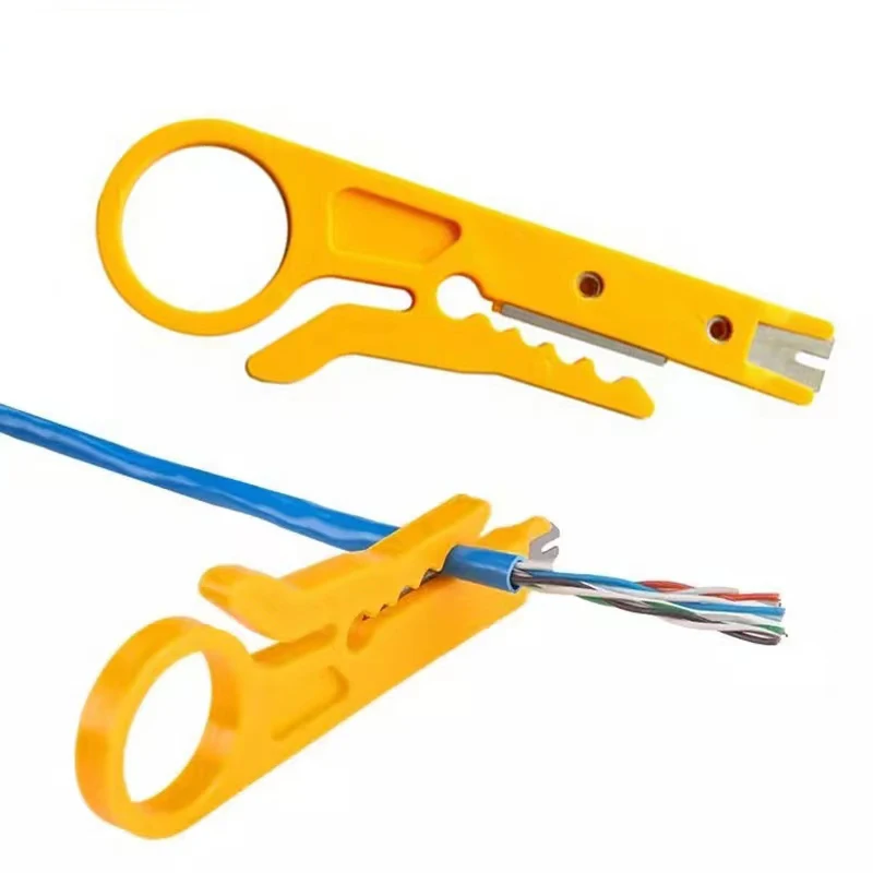 

1PC Wire Stripper Knife Crimper Pliers Crimping Tool Cable Stripping Wire Cutter Multi Tools Cut Line Multifunctional Hand Tools