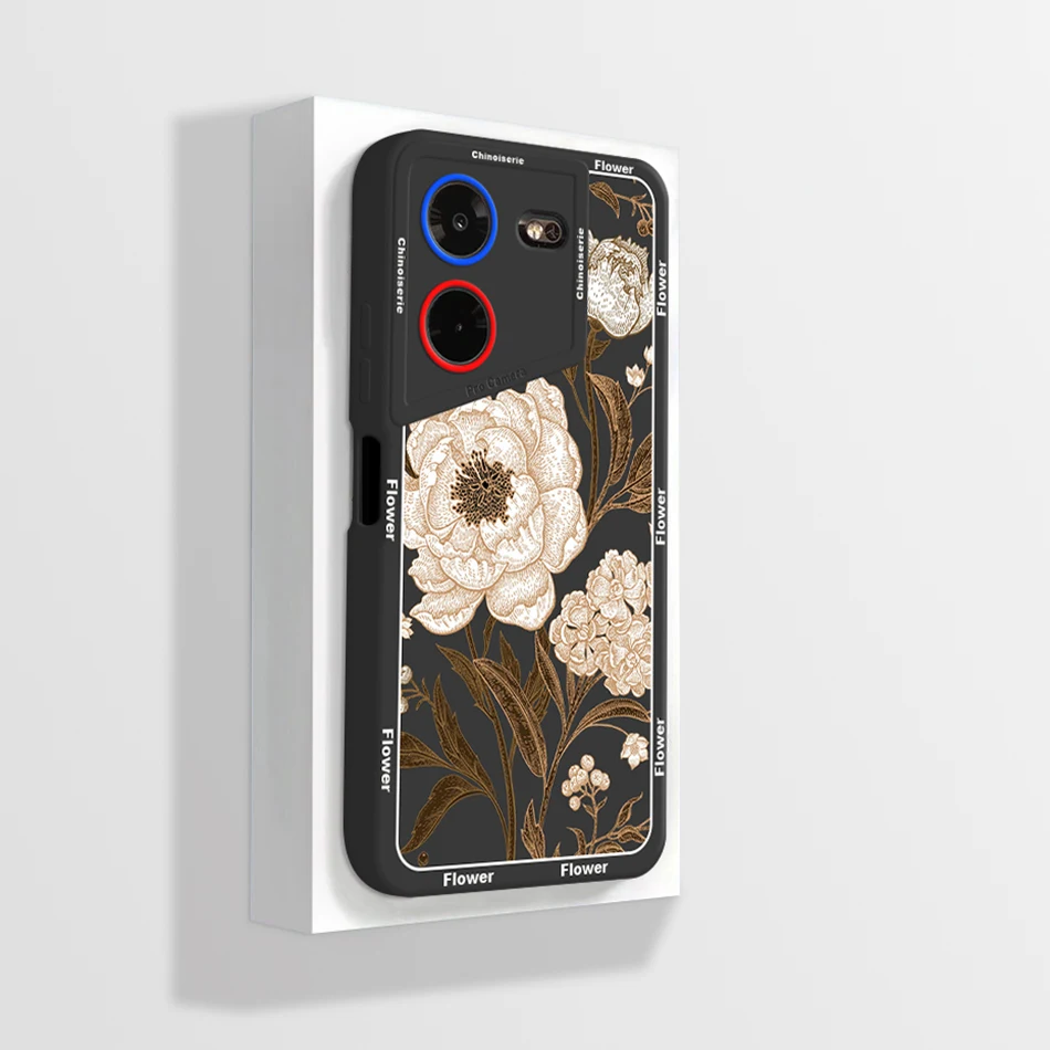 Защитный чехол для телефона из мягкого силикона ТПУ с рисунком цветка тюльпана