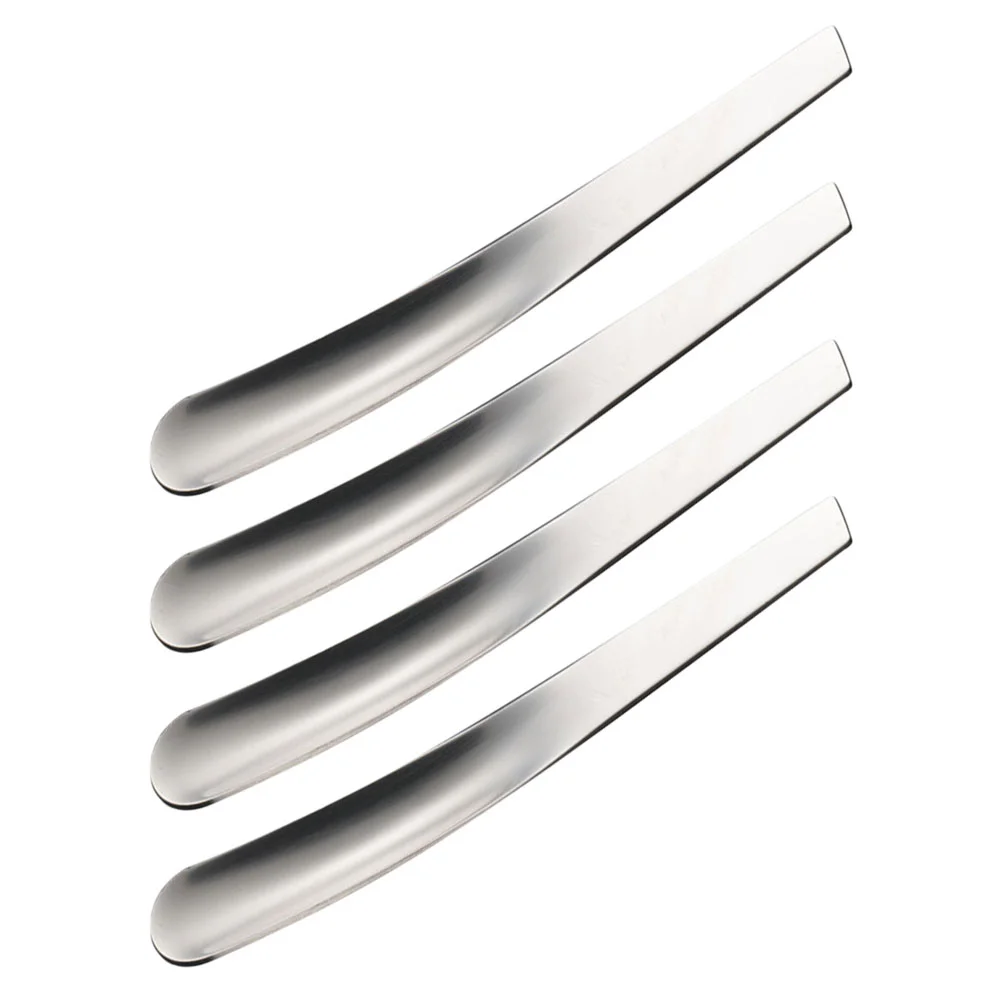 

Spoons Spoon Stainless Steel Egg Serving Appetizer Japanese Metal Boiled Mini Salad Olivesugar Eating Soup