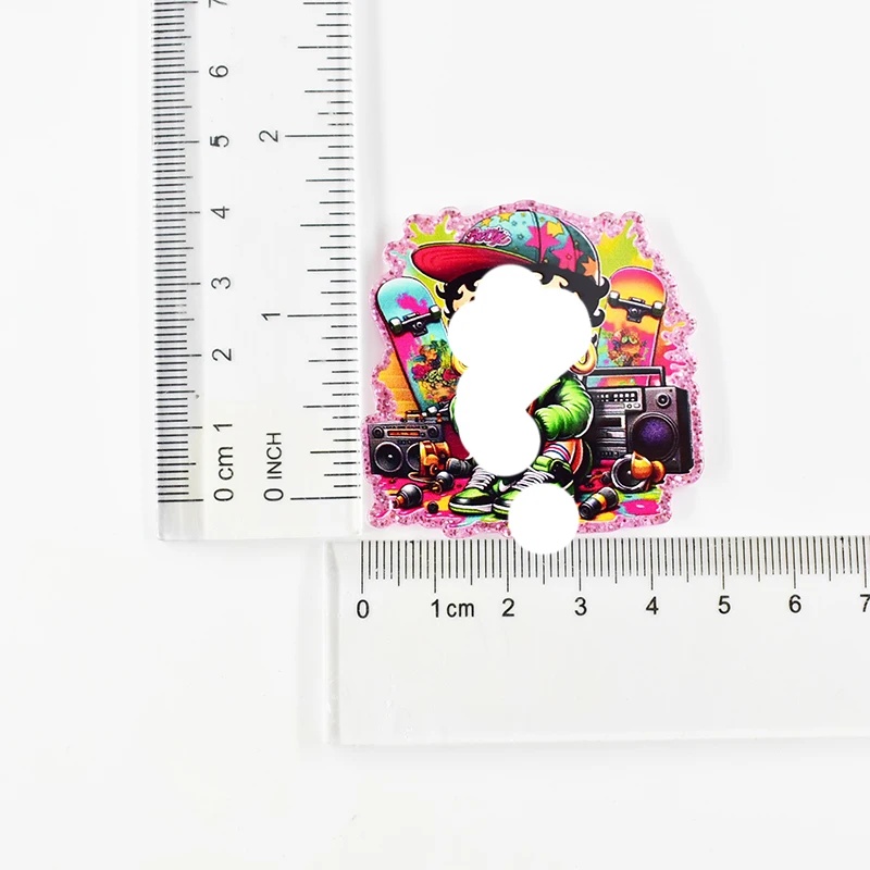 1 шт. блестящая подвеска-держатель для ID-Карты