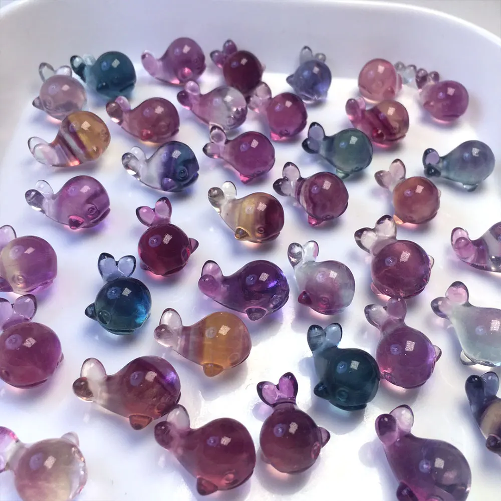 

Радужный флюорит мини-резьба, камень