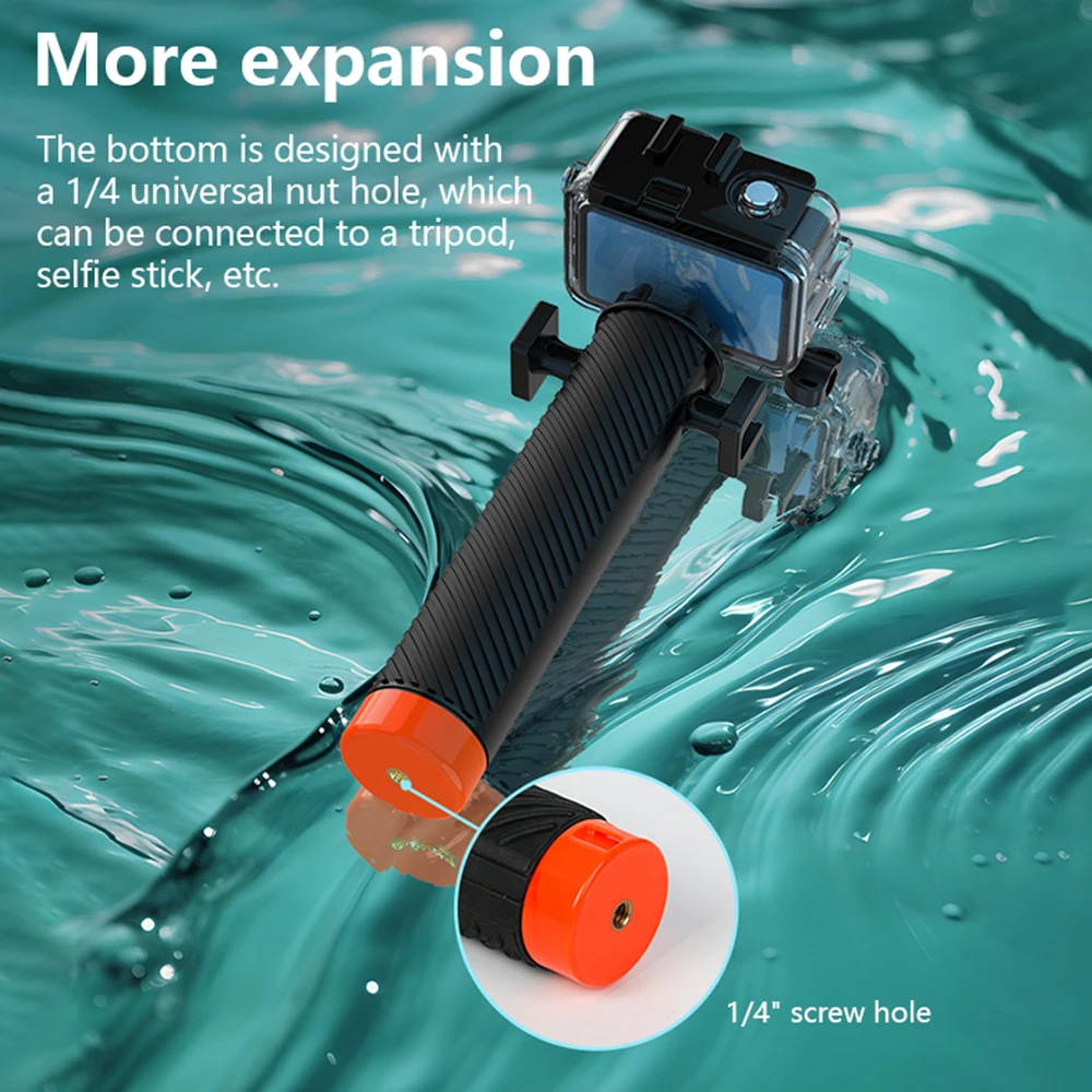 Многофункциональная Плавающая ручка для GoPro Hero 13/12/11/10 Insta360 X4 X3 DJI Action 4 3