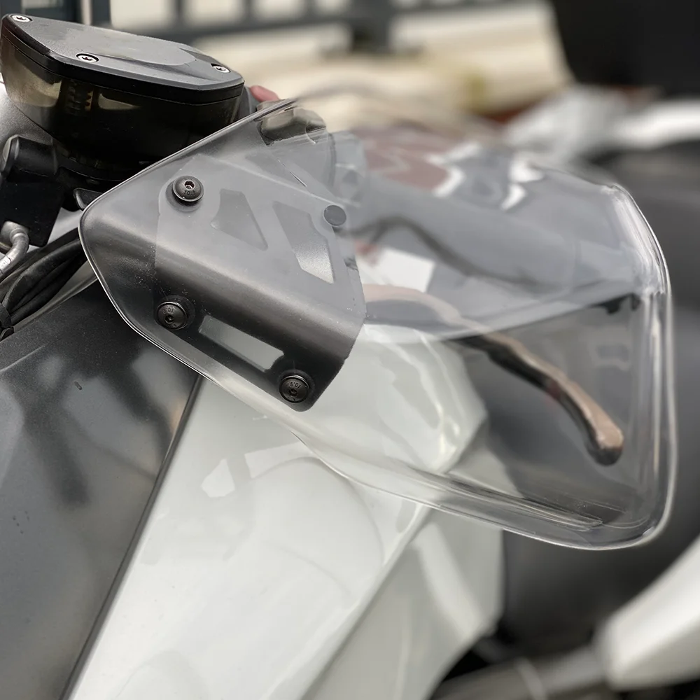 Фото Защитные накладки на руль и рычаги тормоза для мотоциклов BMW C400X C400GT 2018-2025: комплект защитных щитков для рук и ветрозащиты №3