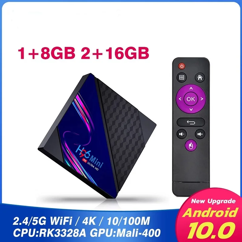 

Smart TV Android box IPTV Box 1G 8GB 2G 16GB H.265 M3U Media player 2.4G Wifi Amlogic X96 4K Ultra HD