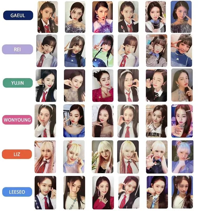 6 шт./компл. Lomo Card Kpop IVE новый альбом LOVE DIVE фотопечать открыток постер картина оптовая продажа поклонников Коллекция подарков