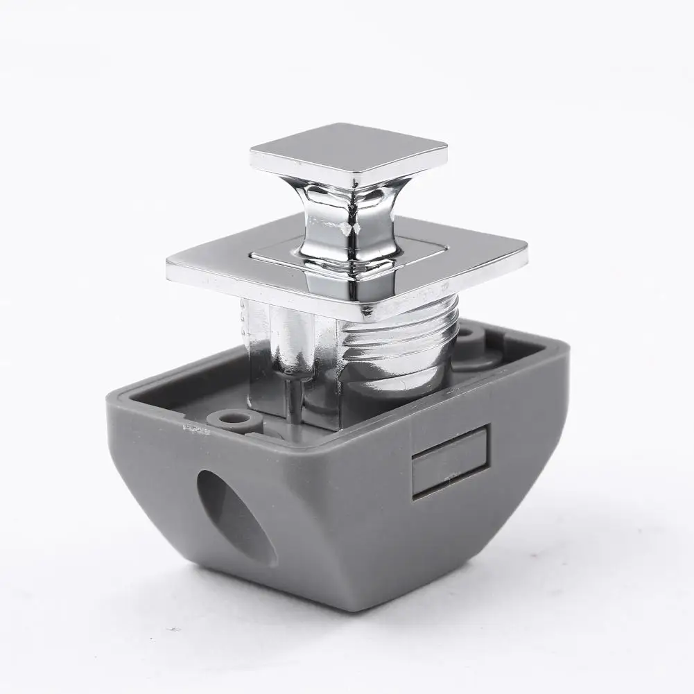 

Zinc Alloy Drawer Latch Button Locks For Furniture Hardware Camper Car Push Lock Boat Motor Cabinet Drawer Latch Button Locks