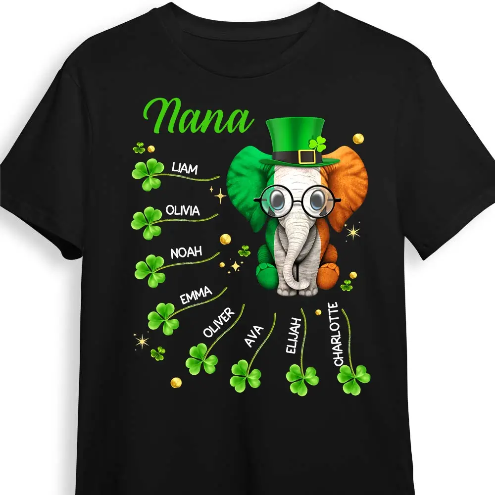 

Mom Grandma Patrick's Day Elephant T Shirt