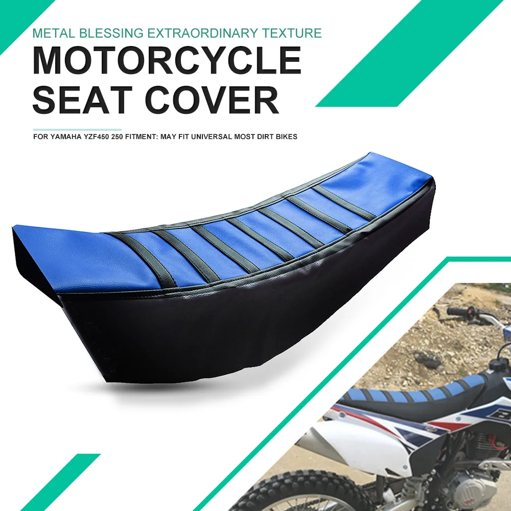 

For Yamaha YZ WR TTR XT DT 80 85 125 230 250 426 450 600 F FX X Parts Motorcycle Rubber Soft Seat Cover Dirt Bike Leather Covers