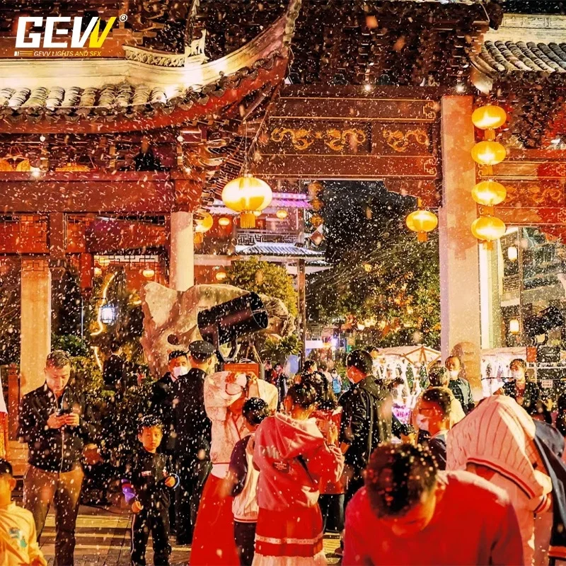 GEVV Изготовление снежной машины на открытом воздухе Крытый сценический эффект