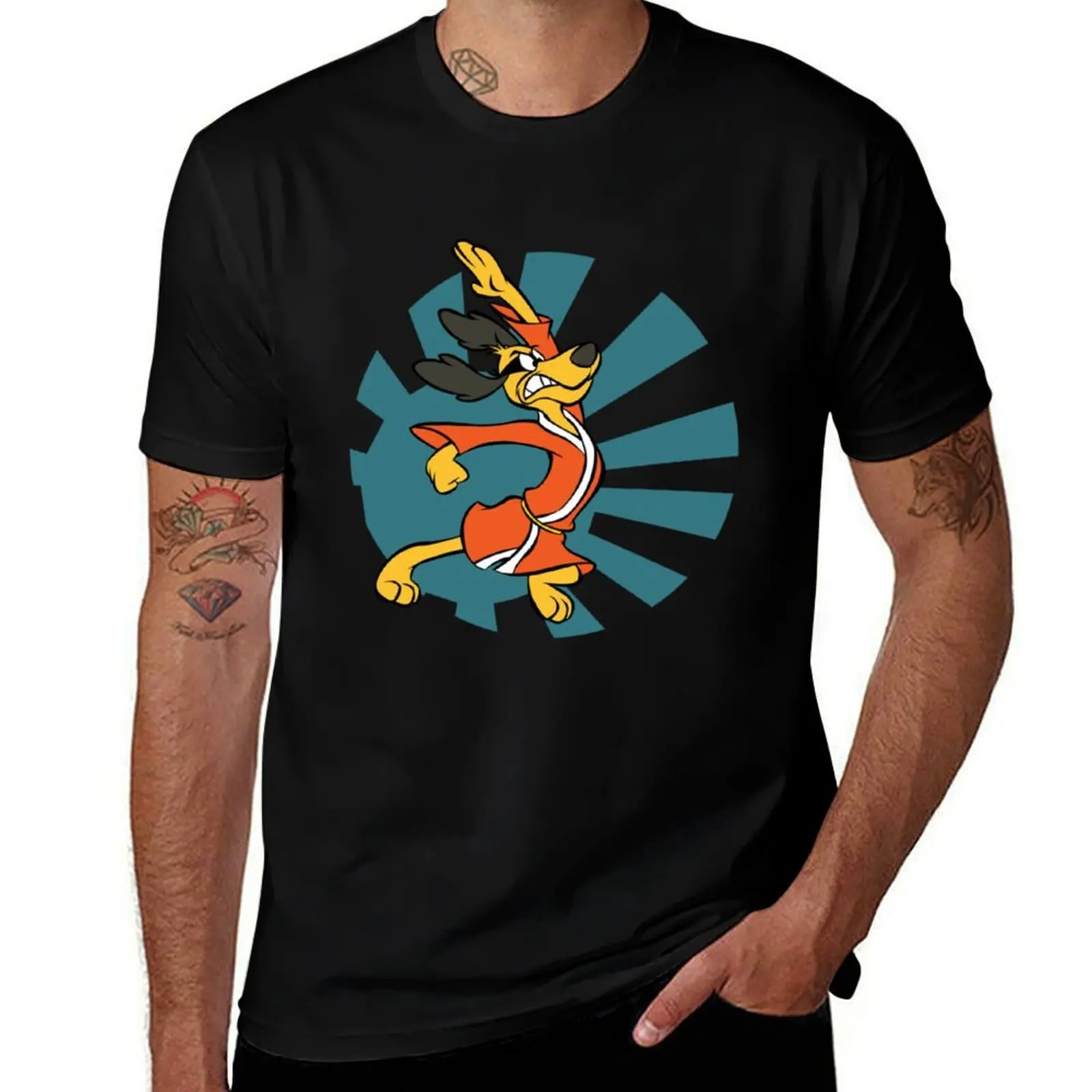 Фото Футболка Rising Sun Hong Kong Phooey, простая повседневная футболка с коротким рукавом №1