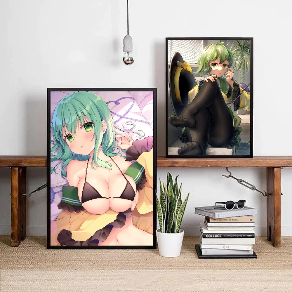 Плакат Touhou Project Komeiji Koishi-Аниме Девушка С Бумажным Принтом Художественный Декор