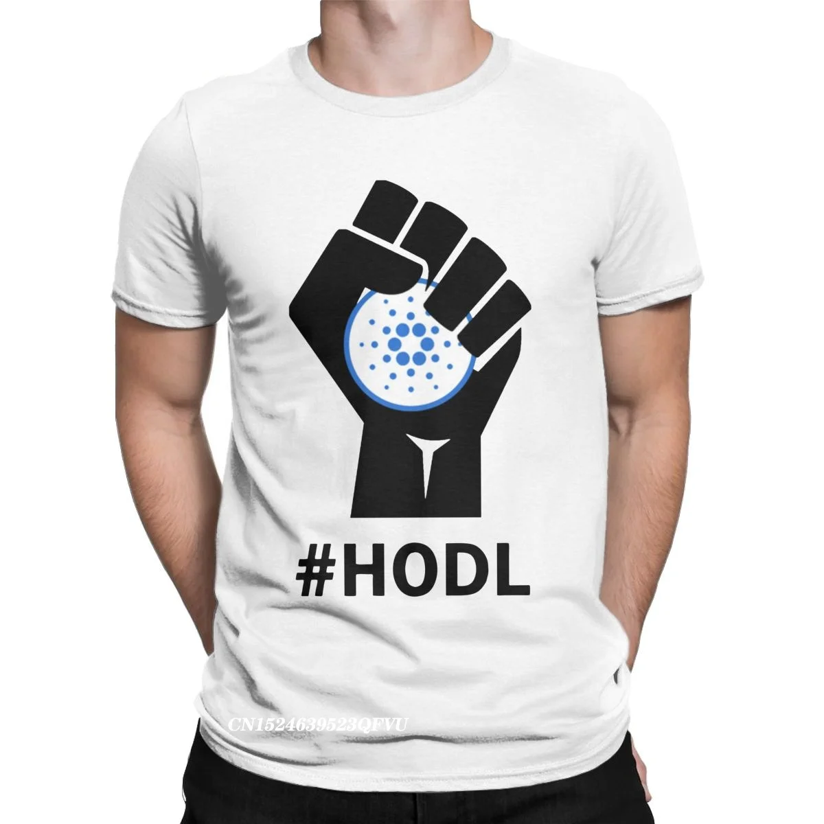 

HODL Cardano Fist HODLing ADA Tshirt Men Women's Humor Tee Shirt Crewneck Crypto Coin Cryptocurrency Bitcoin Tees Gift Idea