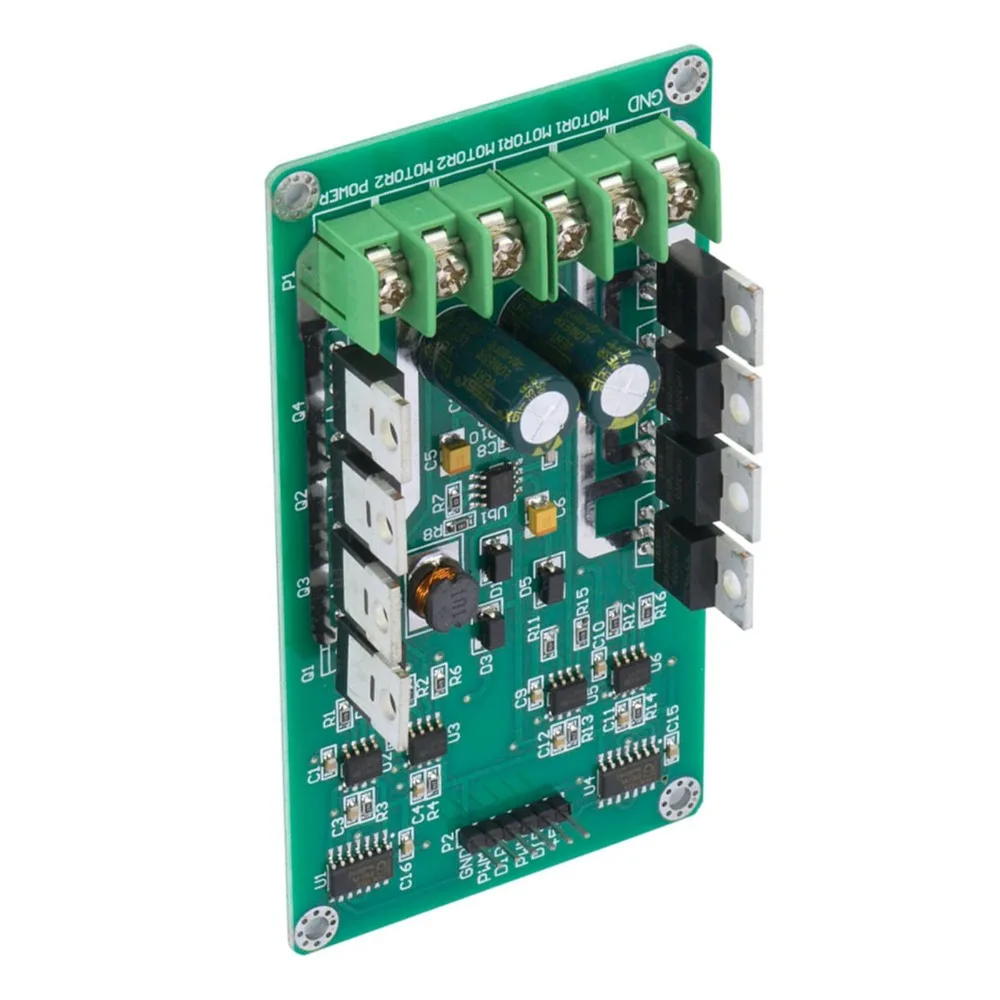 Фото IRF3205 Плата модуля драйвера двойного двигателя MOSFET 3-36 В 10 А Пиковая 30 А H-мост Чип драйвера постоянного тока H-моста 10 А Модуль драйвера двигателя №2