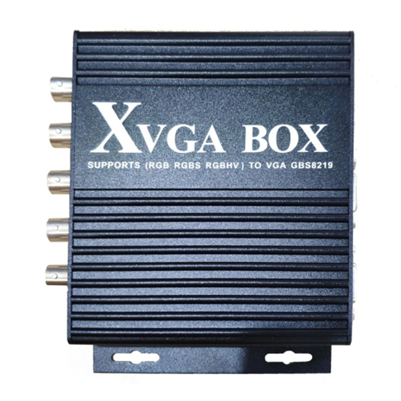 

GBS-8219 промышленный видеоконвертер XVGA BOX RGB в VGA RGBS в VGA видеоконвертер