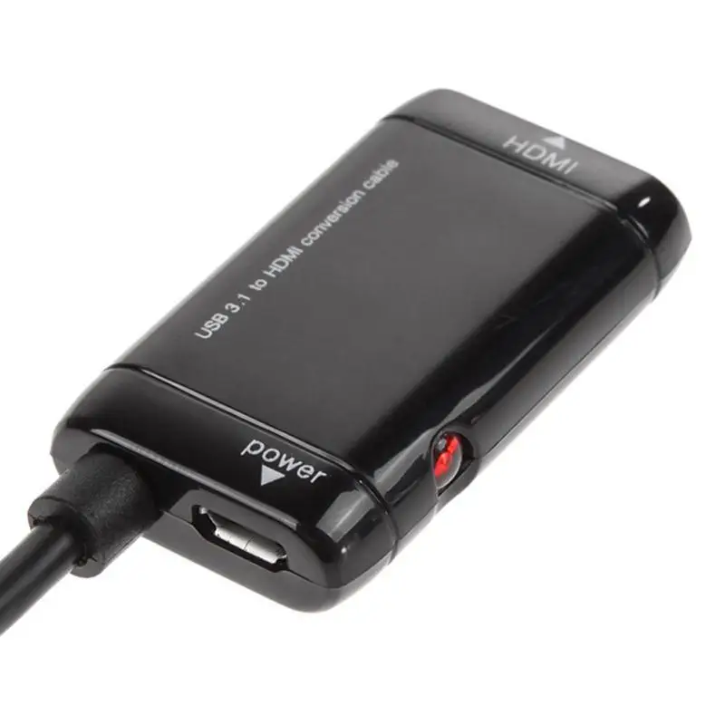 

Разветвитель USB Type C-HDMI с функцией порта питания, конвертер USB типа C «Папа-мама» для MHL Android, телефонов, планшетов