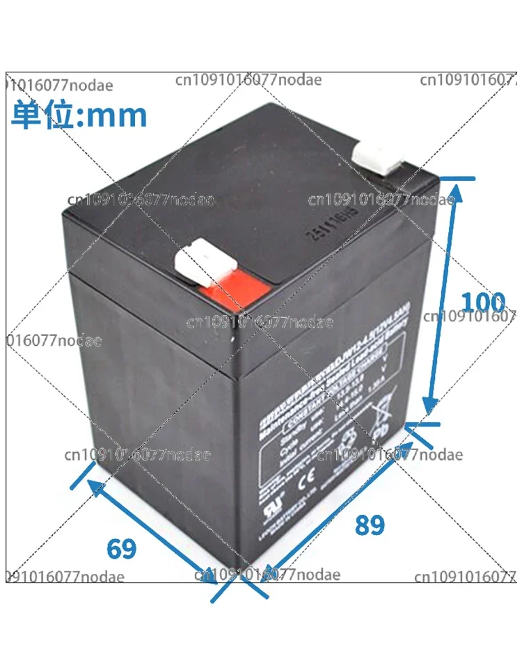 Аккумулятор аварийного питания Leoch Battery 12V DJW12-4 5AH подходит для лифта GiantKONE
