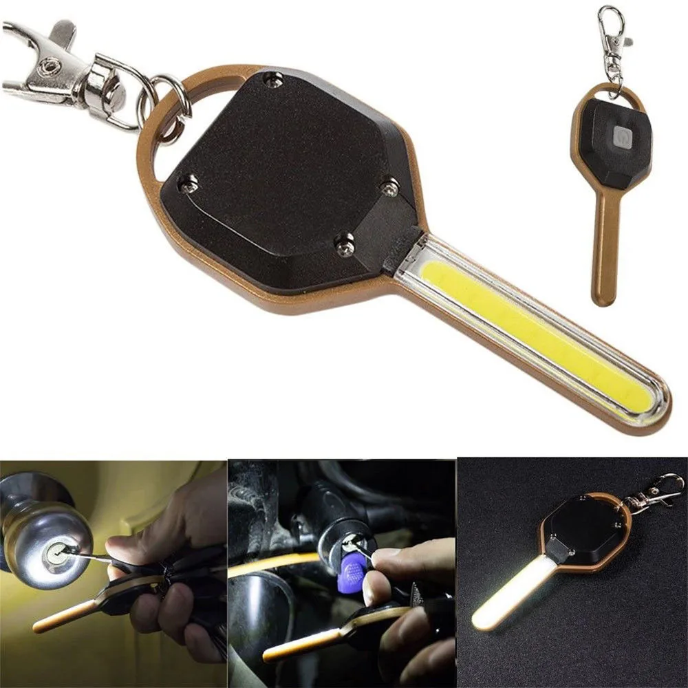 

Mini LED Key Chain Flashlight Keychain Portable Keyring Light Torch Lamp Pocket Emergency Camping Hiking Fishing Light Torch