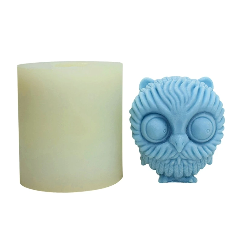 

3D Owl Silicone Mold Animal Gypsum Ornaments Mold Candle Maing Fondant Mold Drop Shipping