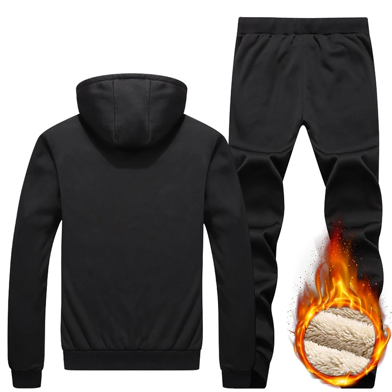 Мужской спортивный костюм из куртки с капюшоном и спортивных брюк - купить по