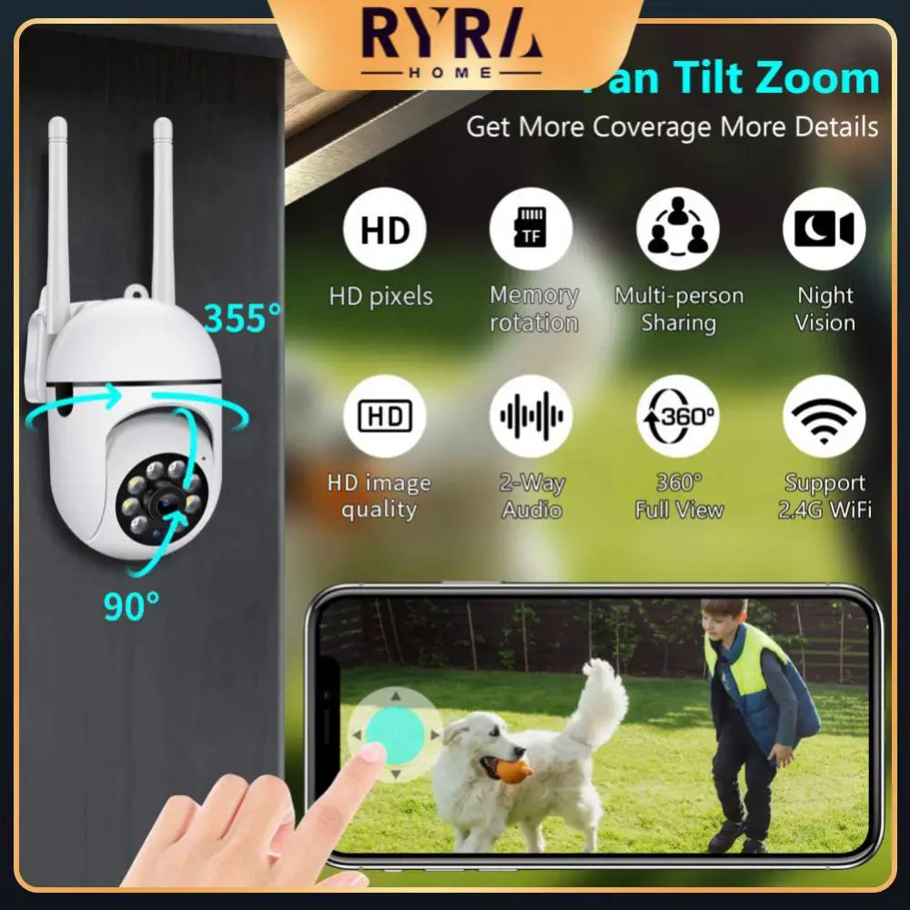 

Wireless Wifi Wifi Camera Surveillance Cameras 2.4g Ip Camera Camera Real-time Outdoor Cctv Baby Monitor 720p Night
