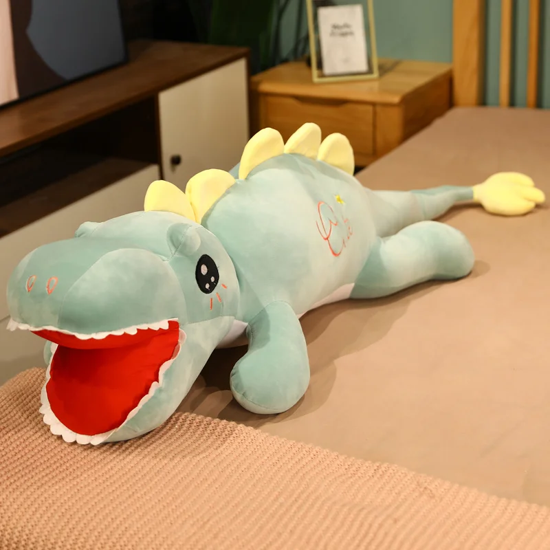 

85/120/130CM Big Eyes Dinosaur Plush Toy Soft Stuffed Cartoon Animal Dinosaur Sleeping Pillow Baby Kids Gifts