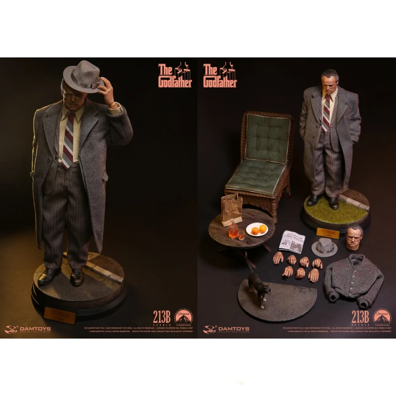 

In Stock DAMTOYS DMS033 1/6 Godfather 1972 Vito Corleone Golden Years Edition Soldier Action Figure Toy Model Collection Hobbies