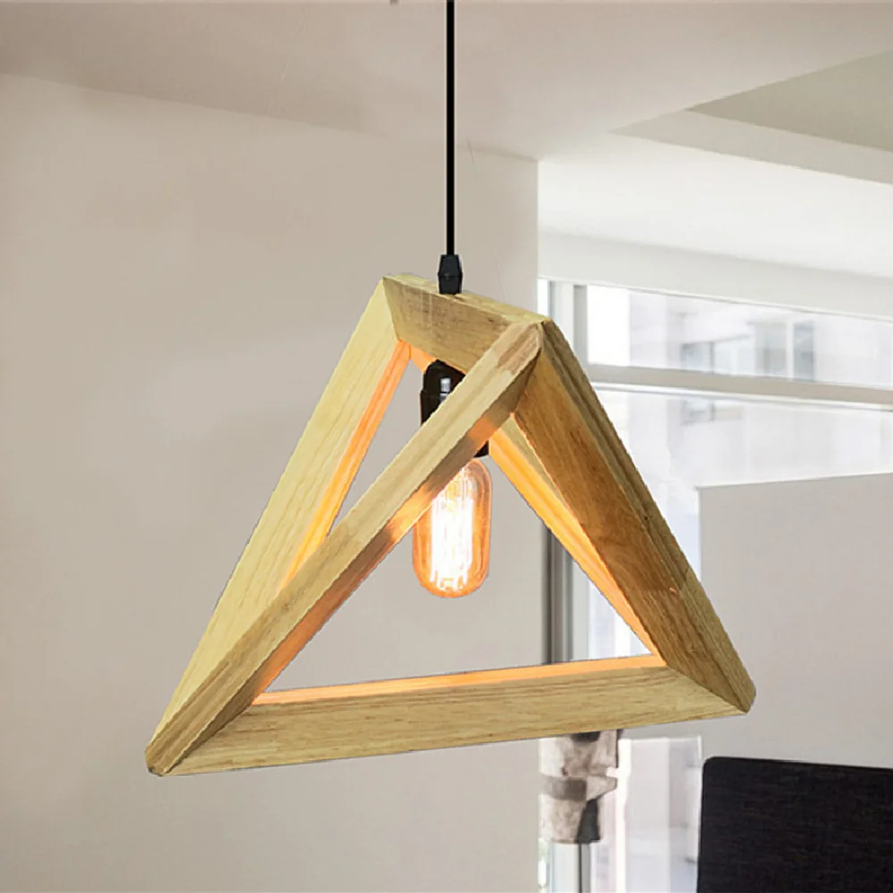 

LED pendant lamp Retro Creative indoor design geometric pendant light restaurant bar coffee shop dining room geometric hang lamp