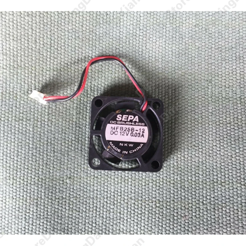 Фото Вентилятор d FOR SEPA MFB25B-12 25X25X6MM 12V, миниатюрный, ультратонкий, бесшумный, микро-кулер №1