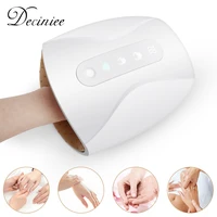 electric hand massager device palm finger acupoint wireless massage with air pressure and heat compression for women beauty