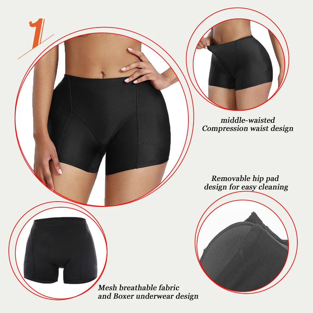 SEXYWG Butt Lifter Shapewear Panties Women Push Up Panties Hip Shapewear for Women Sexy Body Shaper Hip Enhancer