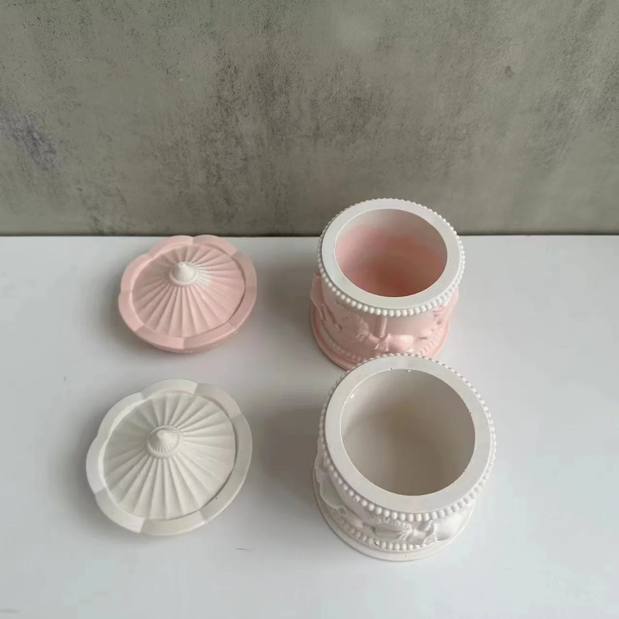 Силиконовые формы в виде карусели для украшений зернистой бетонной форма банка