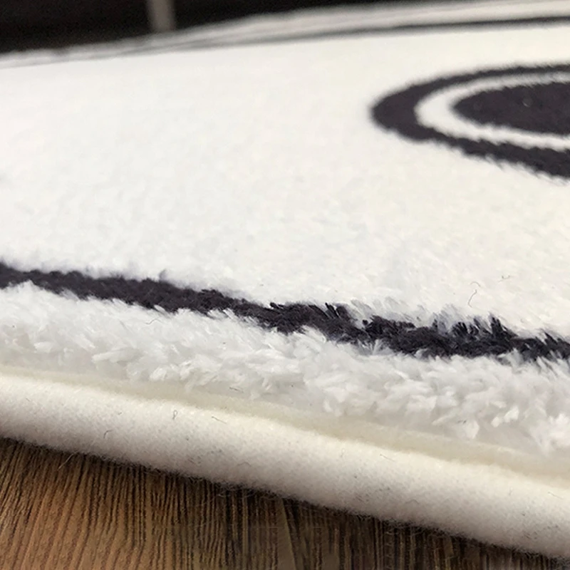 Симпатичный дневной коврик для ванной Нескользящий Впитывающий Коврик белые и