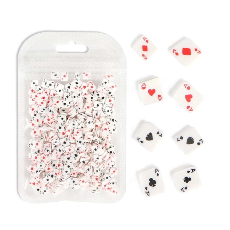 

Playing Card Slice Polymer Clay Slime Filling Cake Resin Epoxy Mold Filler for DIY Making Craft Material Nail Art Decor