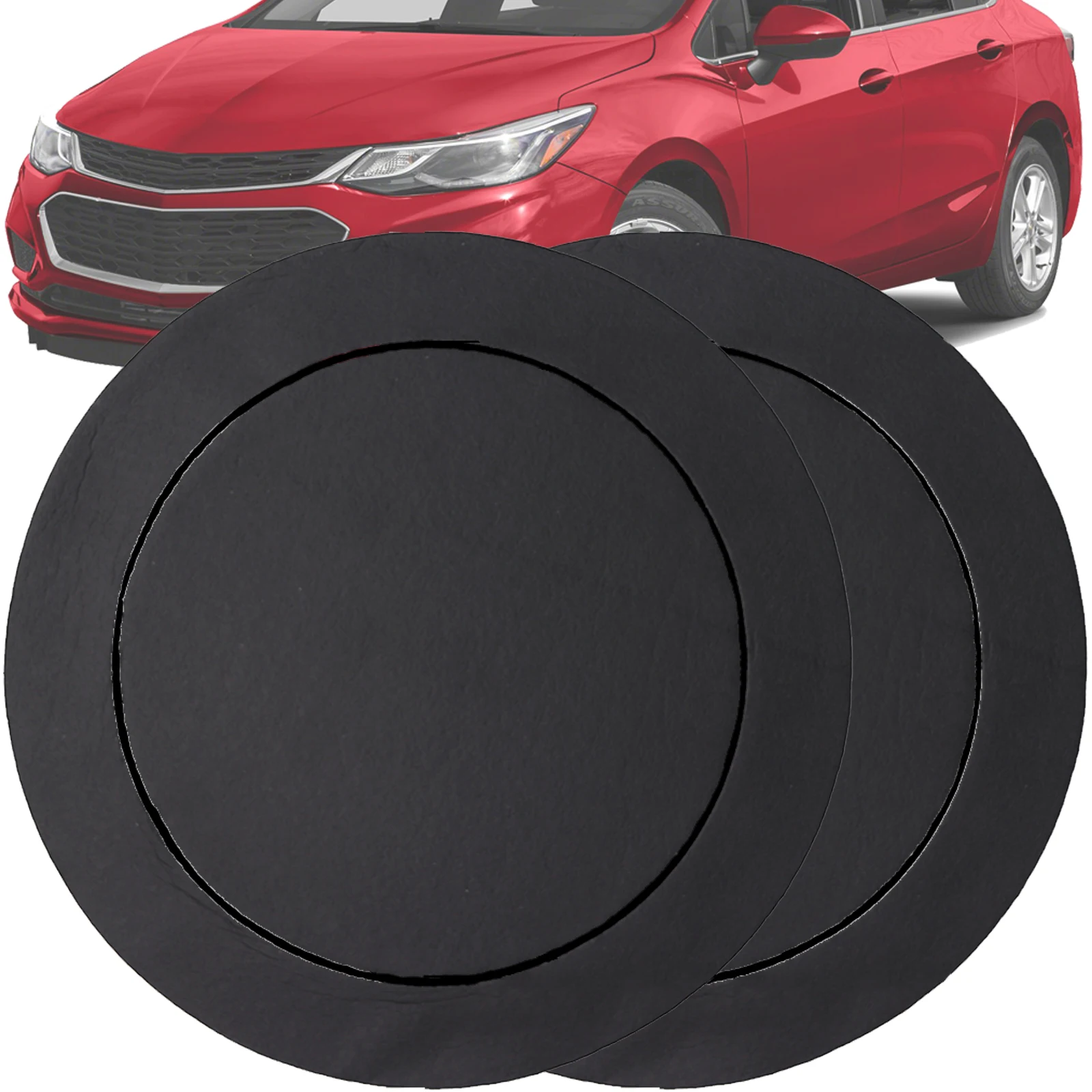 

2x Car Speaker Ring Sound Insulation Self-Adhesive Bass 6.5” For Chevrolet Holden Cruze J300 2008 - 2016 Daewoo Lacetti Premiere