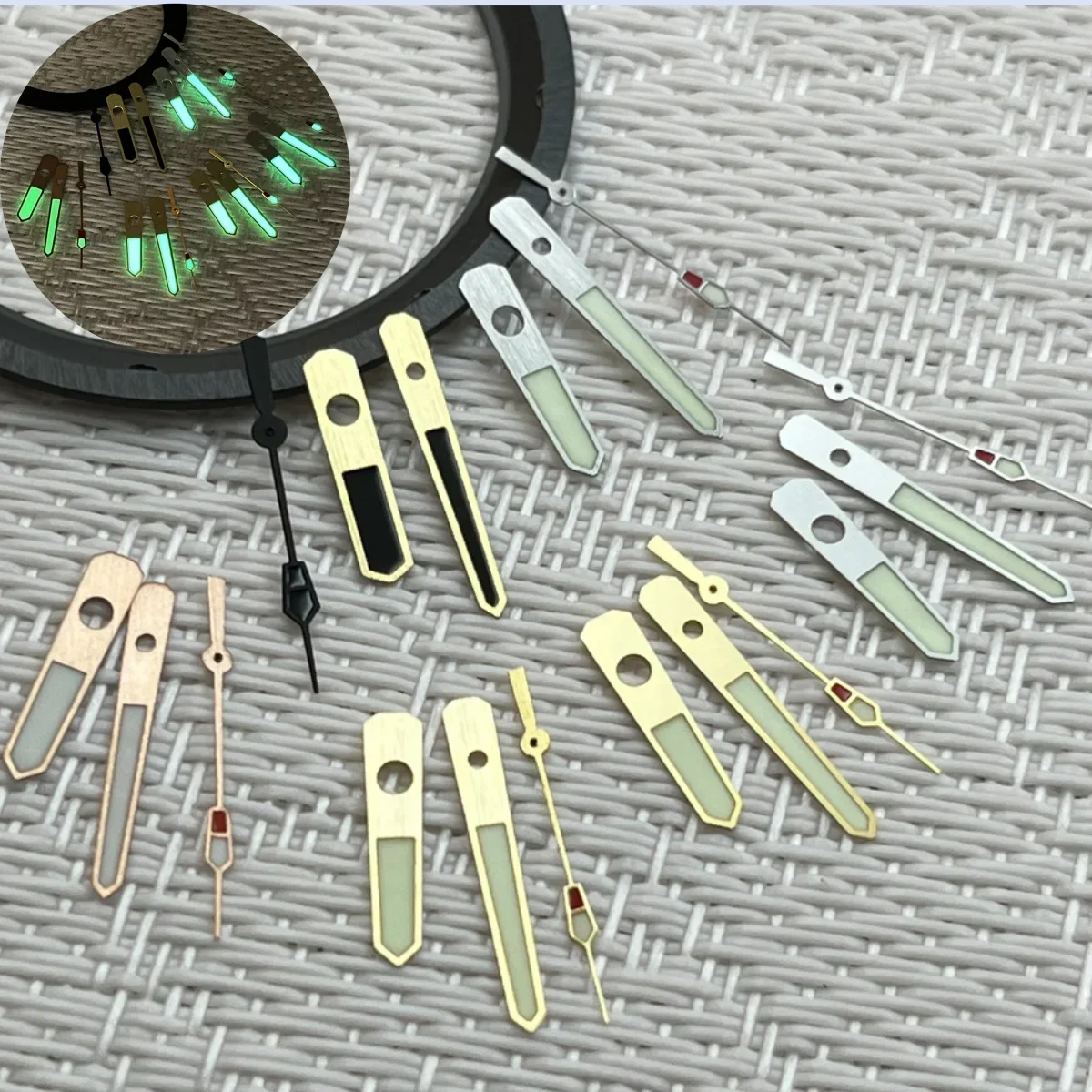 NH35 Pointer Высококачественные часы для дайвинга с иглой Lassa C3 сильная зеленая