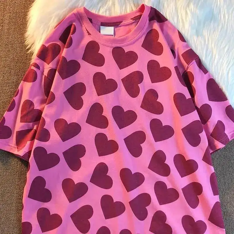 

Новинка 2023, Повседневная Свободная футболка, топ, женская летняя одежда с коротким рукавом