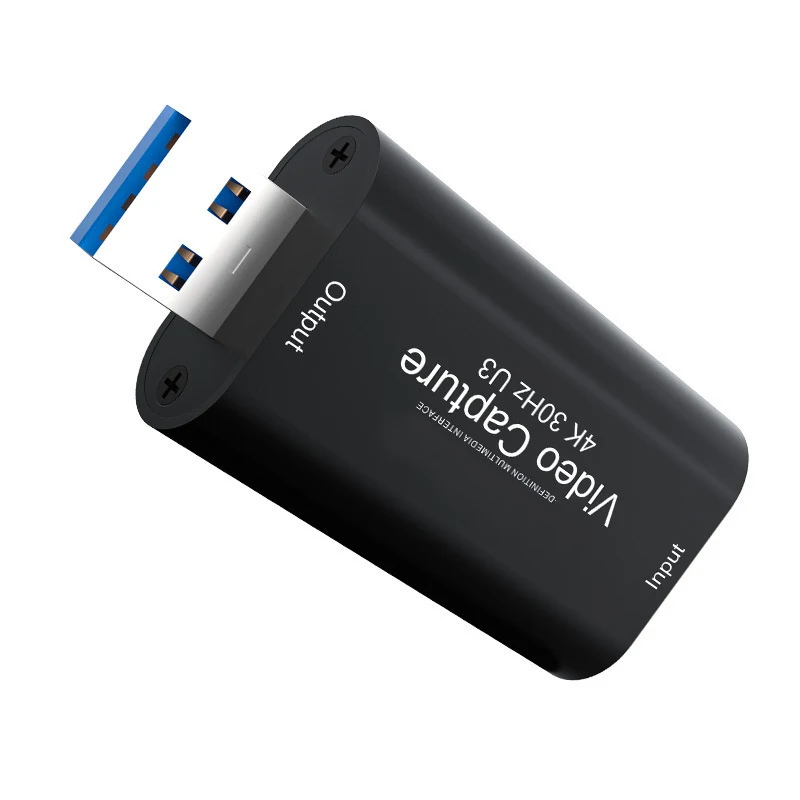 Карта видеозахвата USB 3.0 MS2130 чип 4K30 Гц мини-черная камера для мониторинга