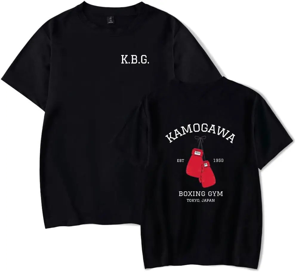 Аниме Hajime No Ippo Kamogawa Boxing Gym Tshirt Makunouchi Takamura футболка мужской/женский топ