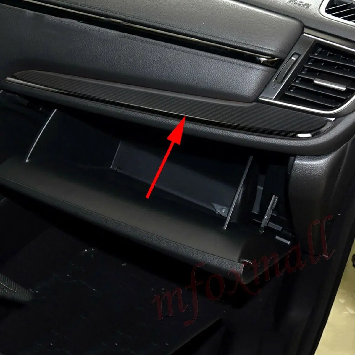 Формовка для вентиляционного отверстия из углеродного волокна приборной панели