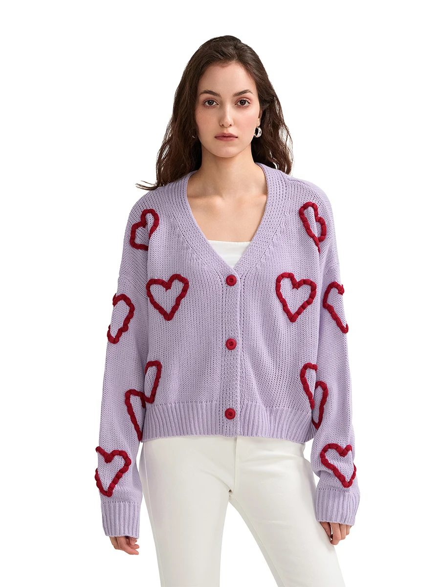 Женские свитера на пуговицах повседневные вязаные крючком кардиганы с длинными