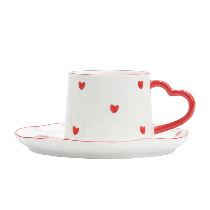 

Coffee Cup Cup and Dish Kitchen Crockery Tavern Cafe Ceramic Espresso Cups Home Decoration Cupshe Dining Table Trendy Style Cute
