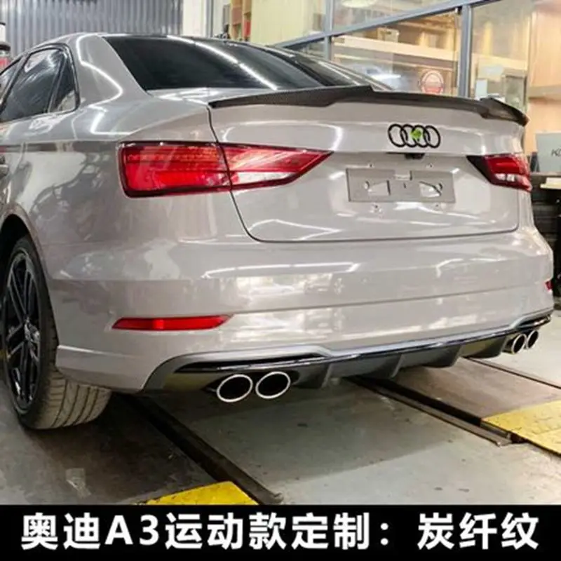 

ABS Plastic Painted Color Tail Wing Rear Spoiler 1Pcs For Audi A3 2013 -2019 year