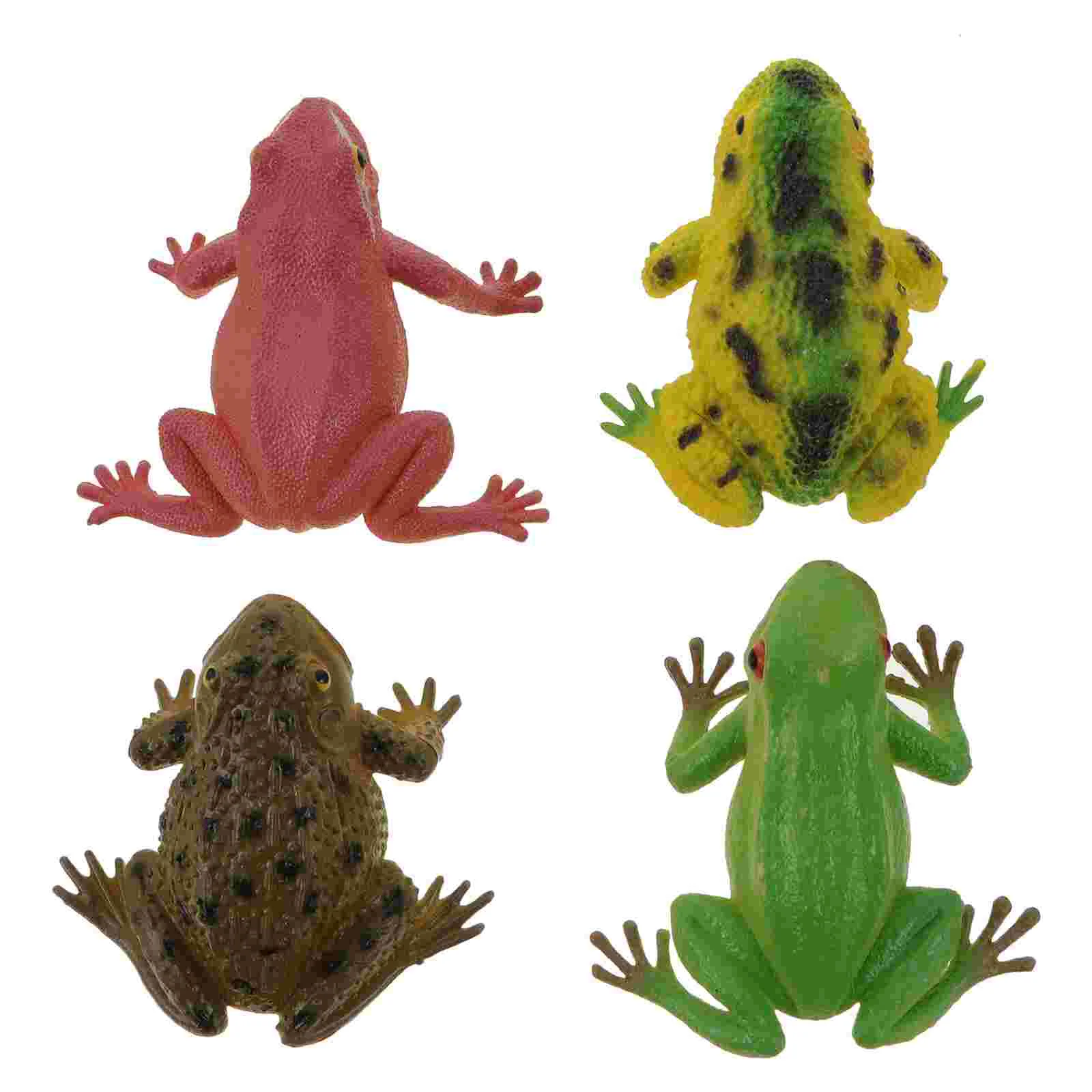 

Frog Frogs Toy Mini Simulation Animal Figurines Figure Realistic Figurine Toys Lifelike Decoration Garden Artificial Statue