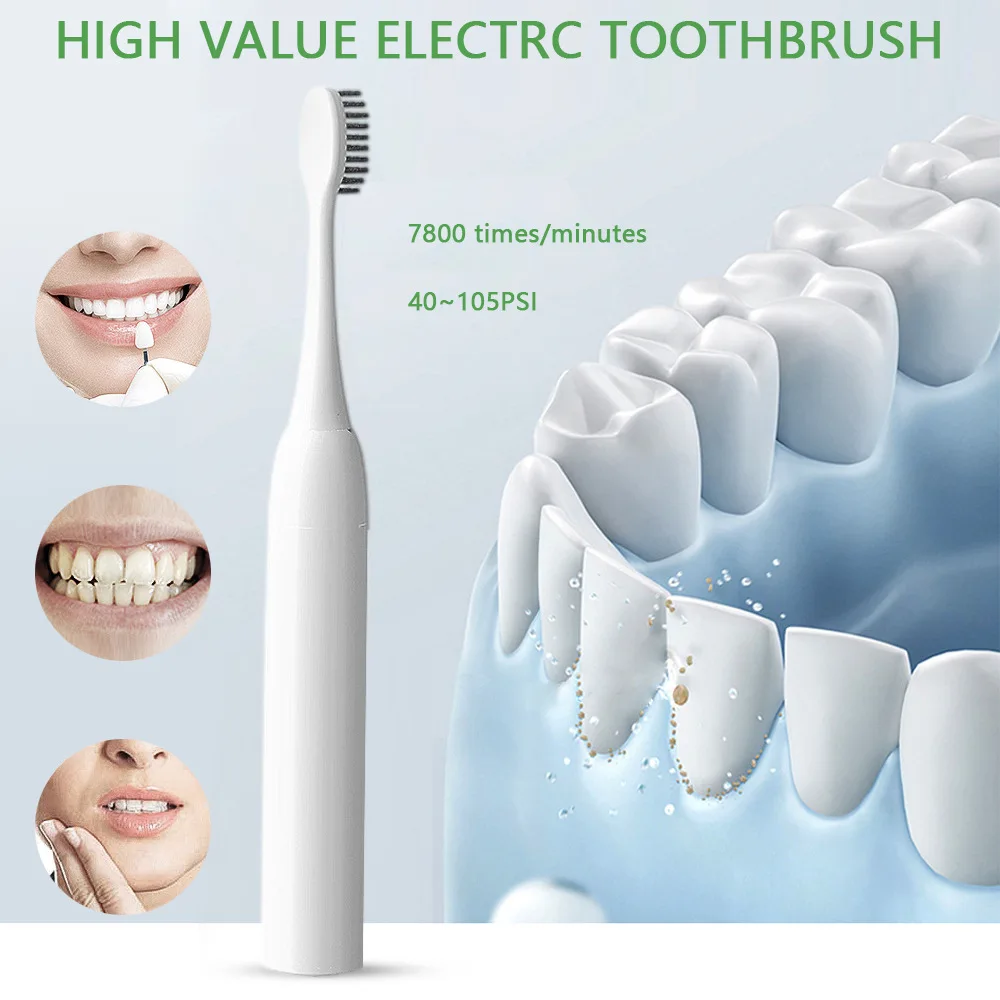 Electric Toothbrush High Frequency Smart Timer 6 Modes Usb Rechargeable Powerful Ultrasonic Tooth Brushes For Adult IPX7 enlarge