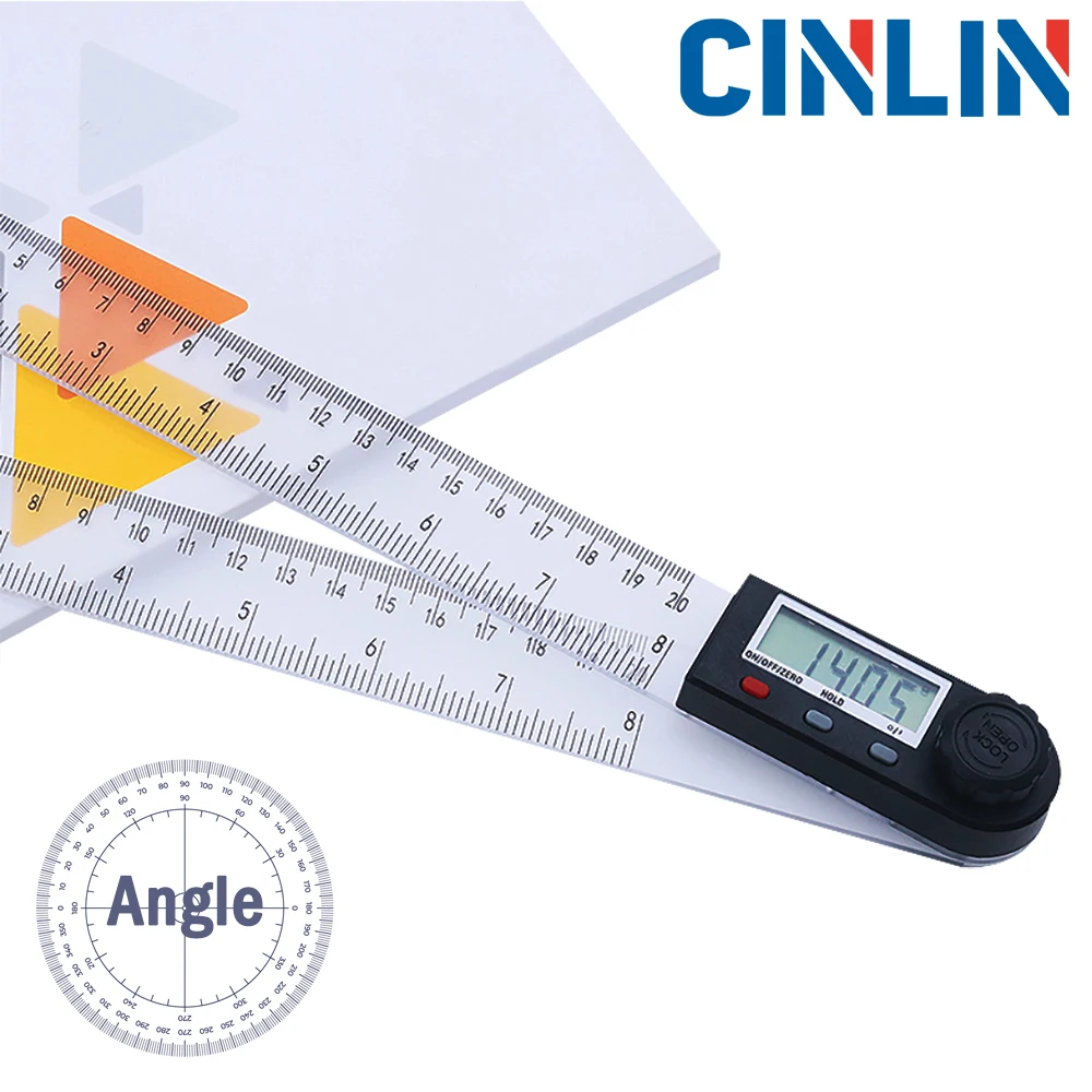 

Цифровой транспортир 360, Гониометр, электронный Измеритель угла, инструмент для измерения угла, мульти-угол, фотометр, угломер