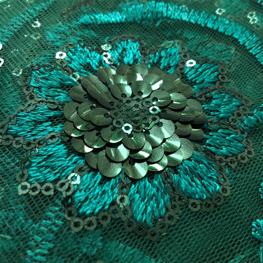 SJD LACE нигерийское кружевное платье с 3D блестками свадебное 2024 высокое качество