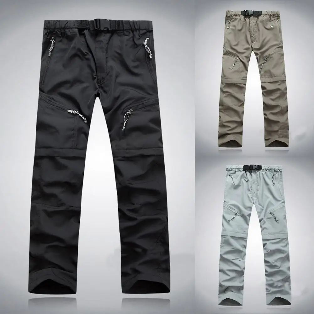 

Quick Drying Lightweight Solid Color Waterproof Men Pants for Mountain Climbing