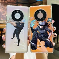 jujutsu kaisen satoru gojo anime phone case for samsung s20 ultra s30 for redmi 8 for xiaomi note10 for huawei y6 y5 cover